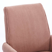 Mid-Back Velvet Office Chair with Memory Foam Cushion