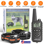 Remote Dog Training Collar with 4 Modes & 875 Yard Range
