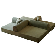 78.8" Convertible Floor Sofa Bed with High Density Foam