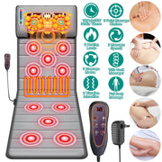 Full Body Massage Mat with Heat and Neck Pillow
