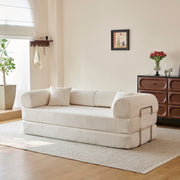 78.8" Convertible Floor Sofa Bed with High Density Foam