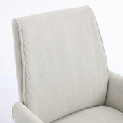 Mid-Back Velvet Office Chair with Memory Foam Cushion