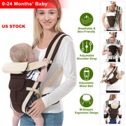 Baby Carrier Breathable Adjustable Wrap with 4 Positions