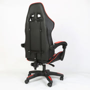 Gaming Racing Chair Height Adjustable Ergonomic PC Computer Chair E-Sports Gamer Office Task Swivel Chair w/ Headrest Lumbar Support Pillow 441lbs Wei