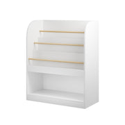 Kids Bookshelf with 3-Tier Front-Facing Display & Toy Storage