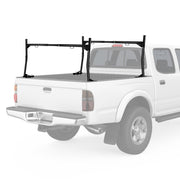 1Pair Extendable Truck Ladder Rack Non-Drilling Pick-up Truck Bed Utility Rack Adjustable Steel Truck Rack with 800LBS Capacity for 47.2-72.8in Wide T