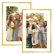 2 Packs 16x24in Picture Frames Wall Gallery Photo Frame Wall Mounted Poster Display Frame  for Horizontal Vertical Wall Mounted