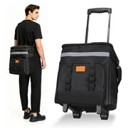 Rolling Cooler Bag with Wheels 35L Insulated Collapsible