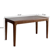 Solid Wood Desk with Drawers for Home Office