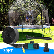 Trampoline Sprinkler for Kids - 39ft Outdoor Water Toy