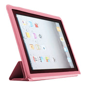 iPad 2 Smart Cover – PU Leather Magnetic Case (Blue & Pink)