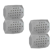4 Pack Jawline Exerciser for Men Women Jaw Trainer Shaper Sagging Skin Double Chin Reducer with 3 Resistance Levels for Beginners Intermediate Expert