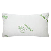 Bamboo Memory Foam Pillow Hypoallergenic Bed Pillow For Head Neck Rest Sleeping Shredded Pillow W/ Washable Cover