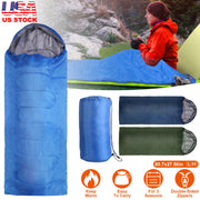 3-Season Sleeping Bag for Adults with Carry Bag 32-50°F