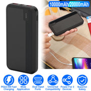 10000mAh PD22.5W Fast Charging Power Bank Fast Charger Portable Phone Charger with Type-C USB Cable Fit For IOS Phone 15/14 Samsung Galaxy S24 And Mor