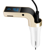 Car Wireless FM Transmitter USB Charger Hands-free Call MP3 Player TF Card Reading Aux-in LCD Display