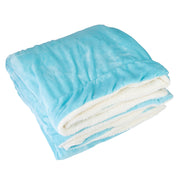 Fleece Throw Blanket Warm Soft Flannel Bed Cover Cuddly Cozy Sofa Travel Car Blanket with  Queen King Throw Size Optional
