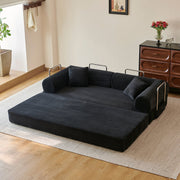 78.8" Convertible Floor Sofa Bed with High Density Foam