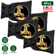 4Pcs Outdoor Faucet Covers Outside Garden Faucet Socks Winter Faucet Hose Bib Protector Spout Cover for Winter Freeze Protection