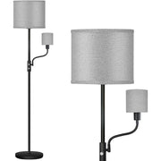 67.32In Mother Daughter Floor Lamp with Linen Shade 3200K Brightness 360¡ Adjustable Reading Light Modern Decoration Standing Lamp for Living Room Bed