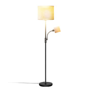 67.32In Mother Daughter Floor Lamp with Linen Shade 3200K Brightness 360¡ Adjustable Reading Light Modern Decoration Standing Lamp for Living Room Bed