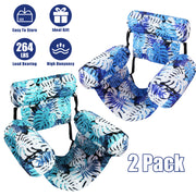 2 Pack Inflatable Pool Floats for Adult Inflatable Hammocks Floating Lounge Chairs for Party Summer Water Beach Lake Fun