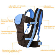Baby Carrier Breathable Adjustable Wrap with 4 Positions