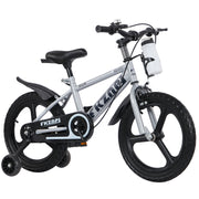 18 Inch Kids Bike with Training Wheels, Children\'s Bicycle with Magnesium Alloy Wheels, Dual U-Brakes, Adjustable Quick