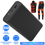20000mAh Heated Clothing Power Bank – 7.4V Battery Pack