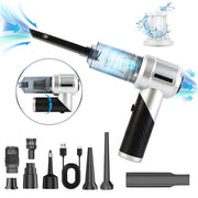Cordless Car Vacuum Cleaner Portable Handheld Vacuum With 20000PA Suction Brushless Motor 3 Suction Levels Type-C Rechargeable Compressed Air Duster B