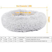 Pet Dog Bed Soft Warm Fleece Puppy Cat Bed Dog Cozy Nest Sofa Bed Cushion For S/M Dog