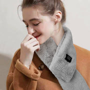 Electric Heated Scarf USB Heating Neck Wrap Unisex Winter Heated Neck Shawl Soft Warm Scarves with  3 Heating Modes