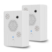 2Pack 2026 Upgraded Rechargeable Ultrasonic Bat Repellent Indoor Outdoor Bird Mouse Dog Deterrent Device with 3 Ultrasonic Speakers for Attic Porch Ho