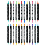 Dual Tip Acrylic Paint Markers Set - Water-Based & Quick-Dry
