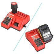 M12 M18 Rapid Fast Charger Fit for Milwaukee 10.8-18V Battery 48-59-1812 48-59-1808