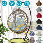 Egg Chair Cushion Hanging Basket Seat Cushion Thicken Soft Egg Swing Chair Pad Hanging Egg Chair Cushion with Headrest