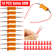 10 PIC 50W 6 ohm Load Resistor Set with 20 T-Taps