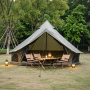 Oxford Bell Tent 13.1FT with Stove Jack for Family Camping