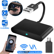 Android Wireless Adapter for In-car Infotainment System 5GHz WiFi Car Auto Navigation Player Fit for FORD HONDA CHEVROLET IOSPhone 6+