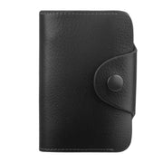 Credit Card Holder Wallet PU Leather Snap Closure Purse Accordion Case with 12 Pcs Card Slots