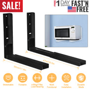 Microwave Wall Mount Bracket - Adjustable Heavy Duty Steel