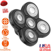 Men Electric Shaver Replacement Blade 5 Heads Beard Cutter Replacement Razor Blade Shaver Head