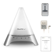 120ml Cool Mist Humidifier Ultrasonic Aroma Essential Oil Diffuser w/Soothing Sounds 7 Color Night Lights Waterless Auto Off for Relaxation and Sleepi