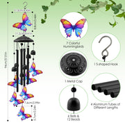 Metal Wind Chimes with Aluminum Tubes for Outdoor Garden Decor
