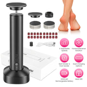 Electric Foot Callus Remover & Nail Grinder with 6 Speeds
