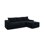 Cloud L-Shaped Corduroy Sectional Sofa with Chaise Lounge