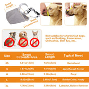 Pet Muzzle Mask Soft Mesh Muzzle Adjustable Dog Mouth Cover with Breathable Mesh Adjustable Neck Forehead Strap for Anti Biting Barking Chewing
