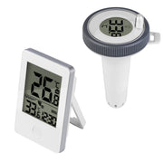 Wireless Floating Pool Thermometer With Easy Reading Digital Indoor Monitor IP68 Waterproof 196FT Transmission Range For Swimming Pool Ponds Aquarium