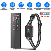 Dog Training Collar with Remote and Bark Control