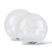 2Pcs Floating Pool Lights 14in Solar Powered Pool Balls IP68 Waterproof InflatableÊPool Decoration Lights with Remote Control 3 Light Modes Timer Adju
